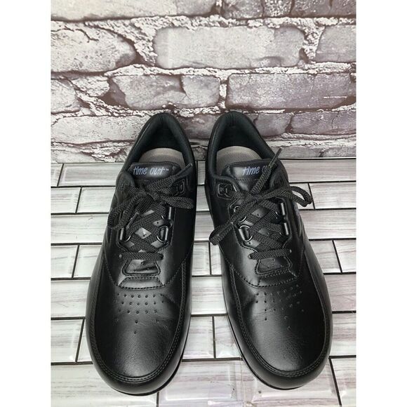 SAS Tripad Comfort Time Out Black Leather Lace Up Walking Sneakers Women Sz 8.5W - Picture 9 of 16